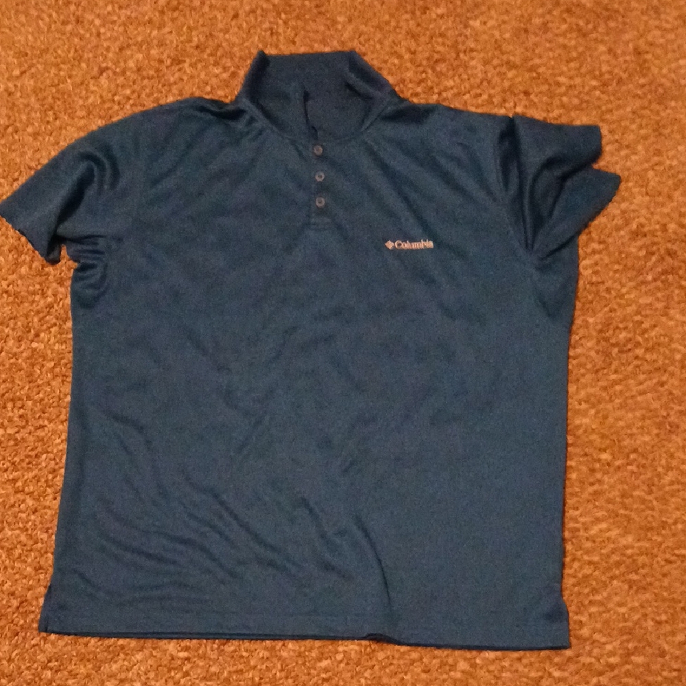 Columbia Blue Polo Shirt